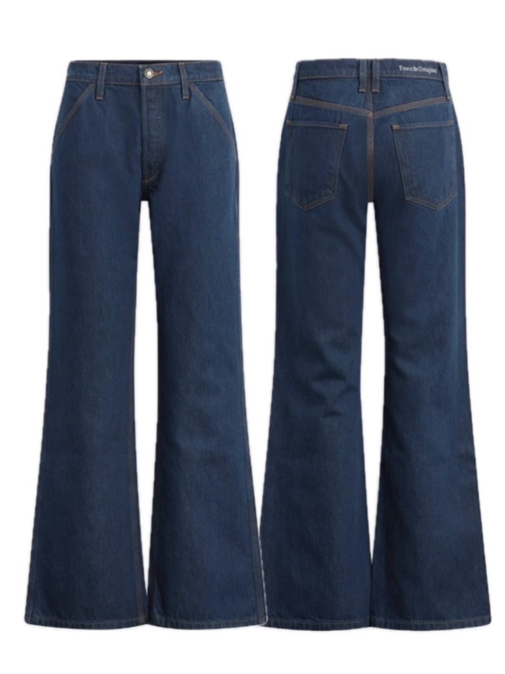 New Favorite Daughter jeans denim Olympia Flares Manchester low slung wide 27